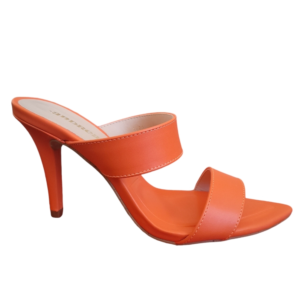 Andrea Women's Neon Orange Heels